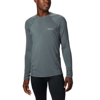 Pánské Mikiny Columbia Midweight Stretch Baselayer Long Sleeve Tmavě Šedé UDKXPT036